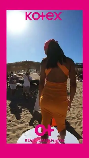 Video de la plataforma 360 en una activación de Kotex